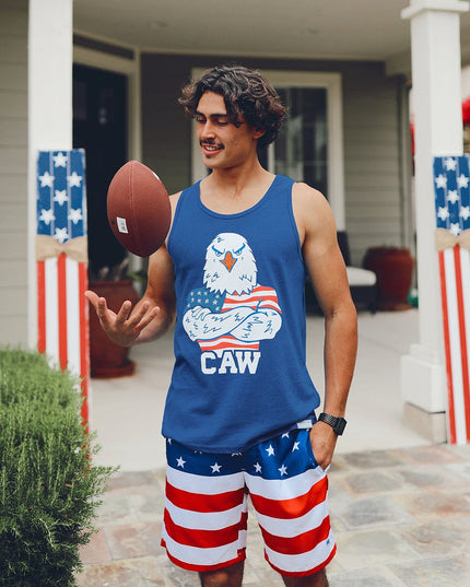 Men's Patriotic Caw Tank
