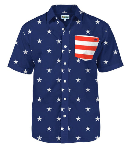 Men's Old Glory Button Down Shirt