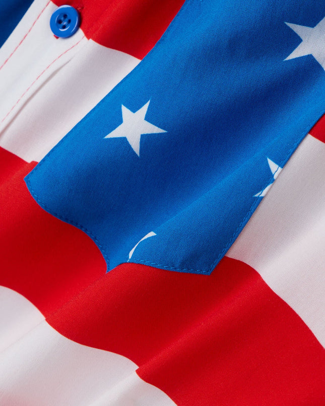 Men's Sleeveless Stripes Button Down Shirt