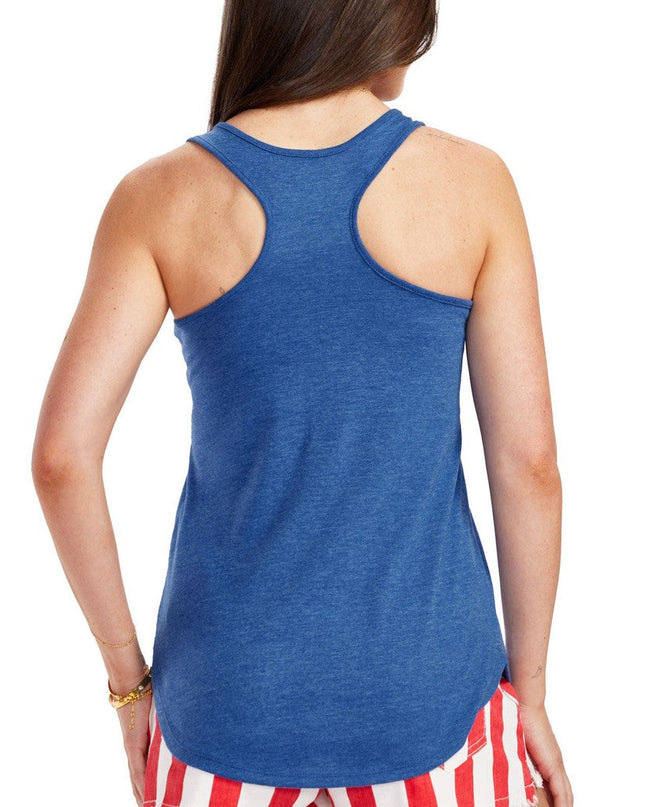 Women's Blue Meowica Tank Top