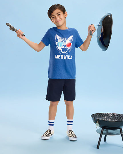 Boy's Meowica Tee