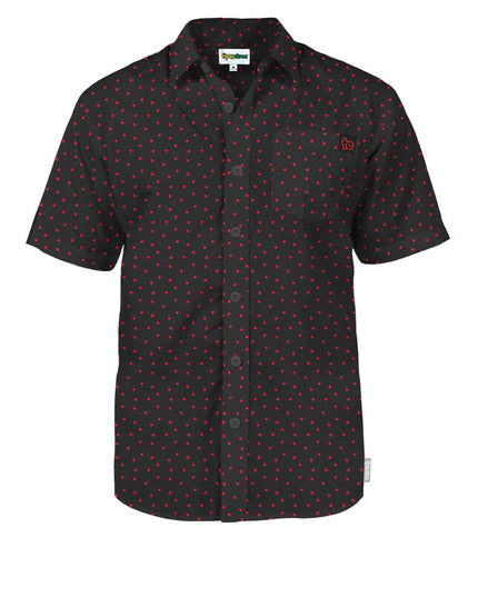 Men's Confetti Heart Button Down Shirt