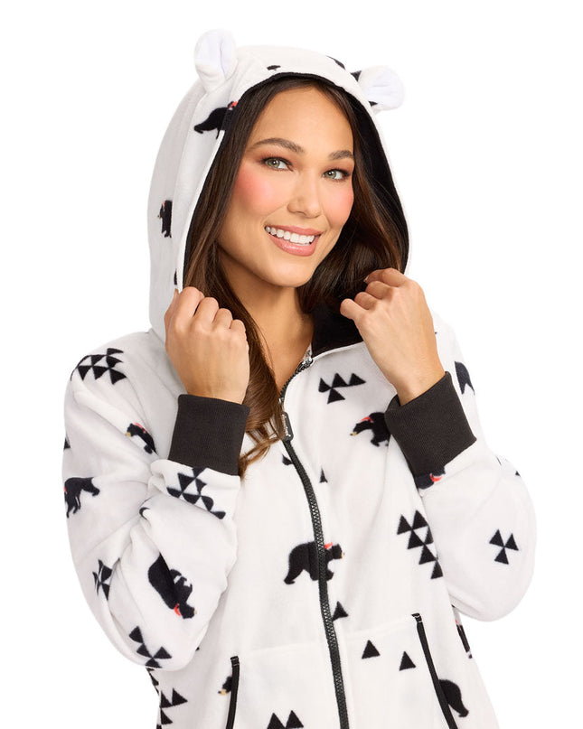 Women's Beary Christmas Jumpsuit