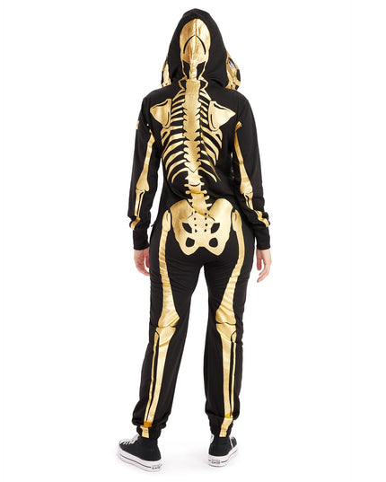 Gold Skeleton Couples Costumes