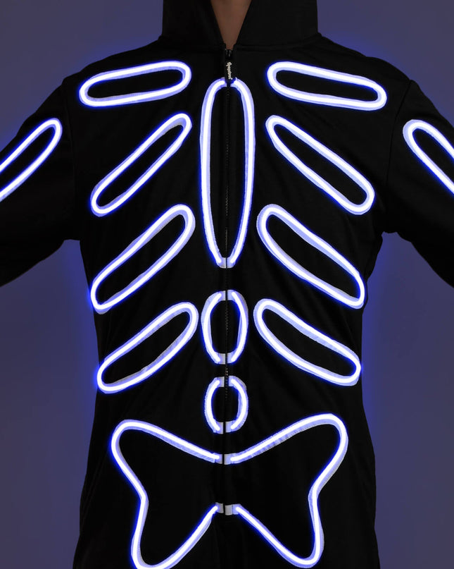 Women's Neon LED Skeleton Costume