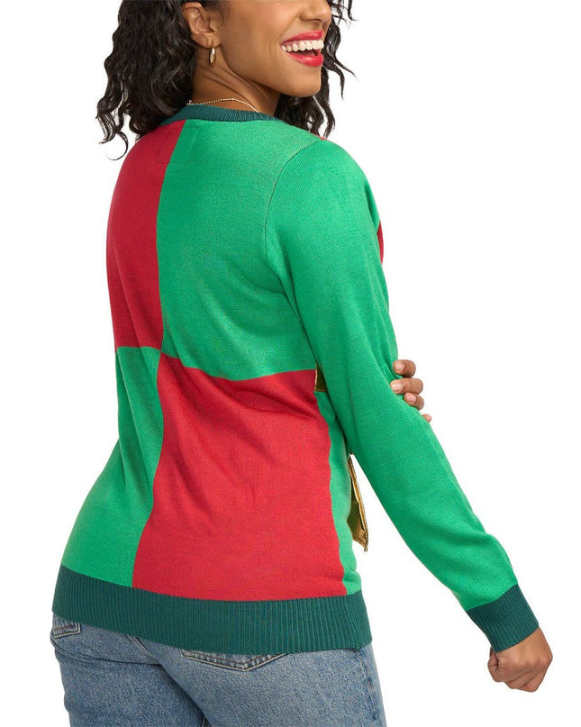 Women's Christmas Present Ugly Christmas Sweater