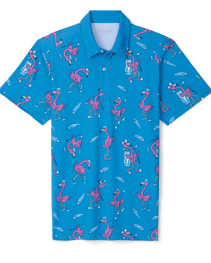 Men's Flamingo Fiasco Golf Polo