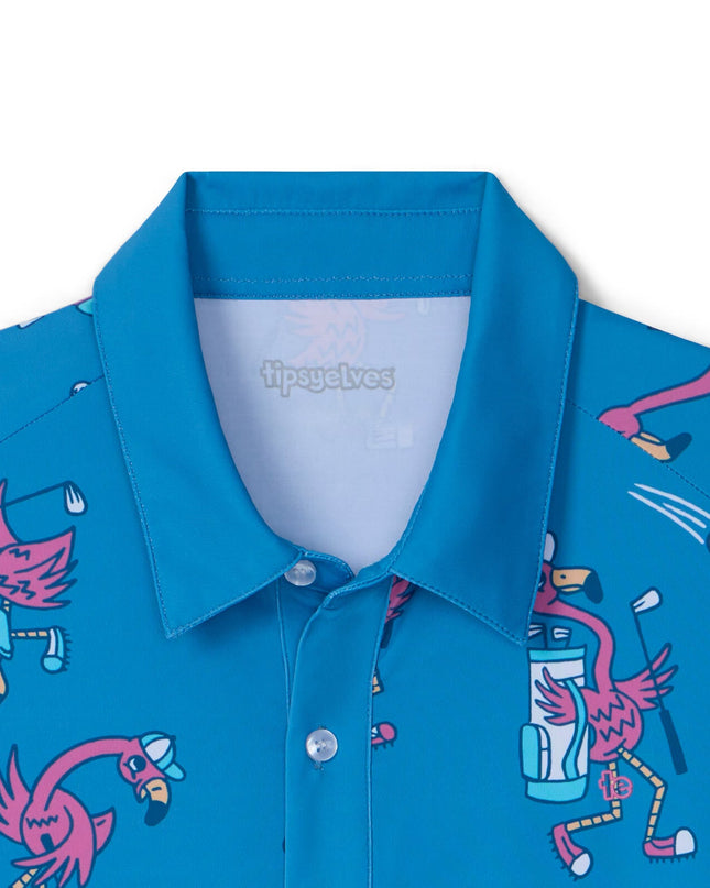 Men's Flamingo Fiasco Golf Polo