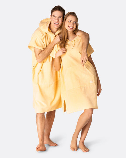 Apricot Orange Towel Poncho