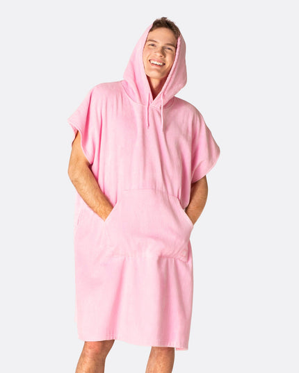 Bubblegum Pink Towel Poncho