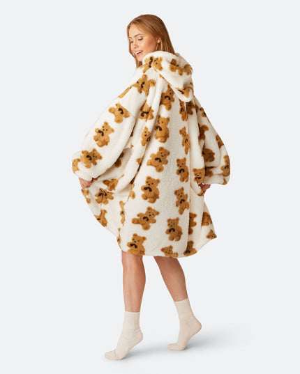 Teddy Lights HappyHoodie for Adults - Cozy Loungewear