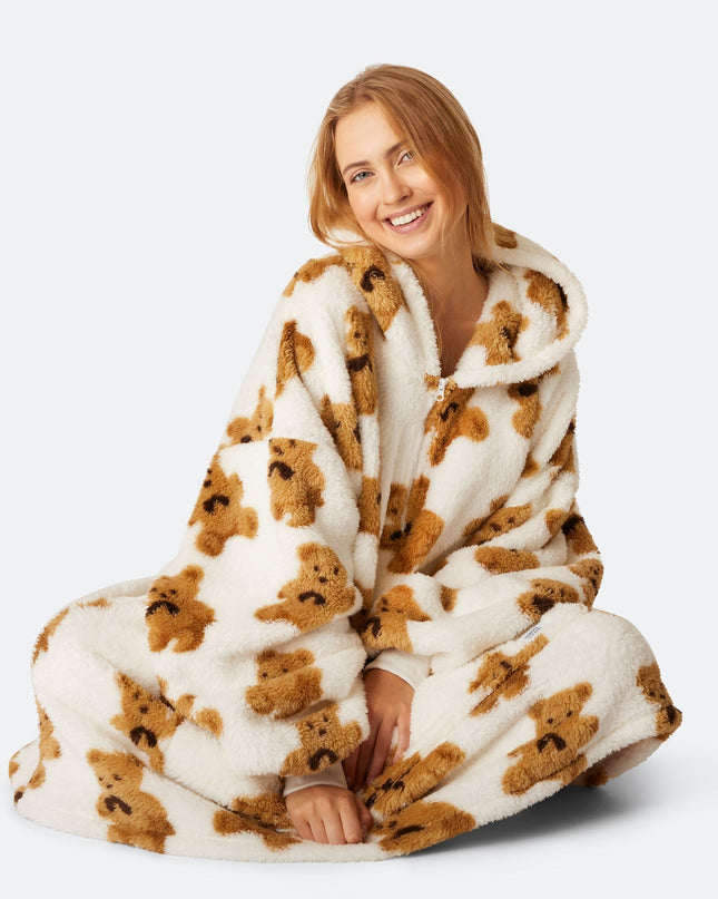 Teddy Lights HappyHoodie for Adults - Cozy Loungewear