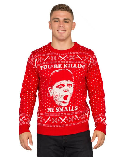 The Sandlot You're Killing Me Smalls Red Christmas Sweater