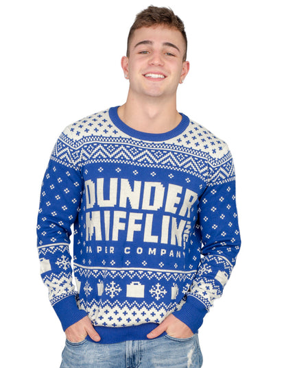 The Office Dunder Mifflin Holiday Ugly Christmas Sweater