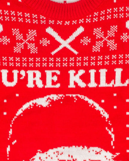 The Sandlot You're Killing Me Smalls Red Christmas Sweater