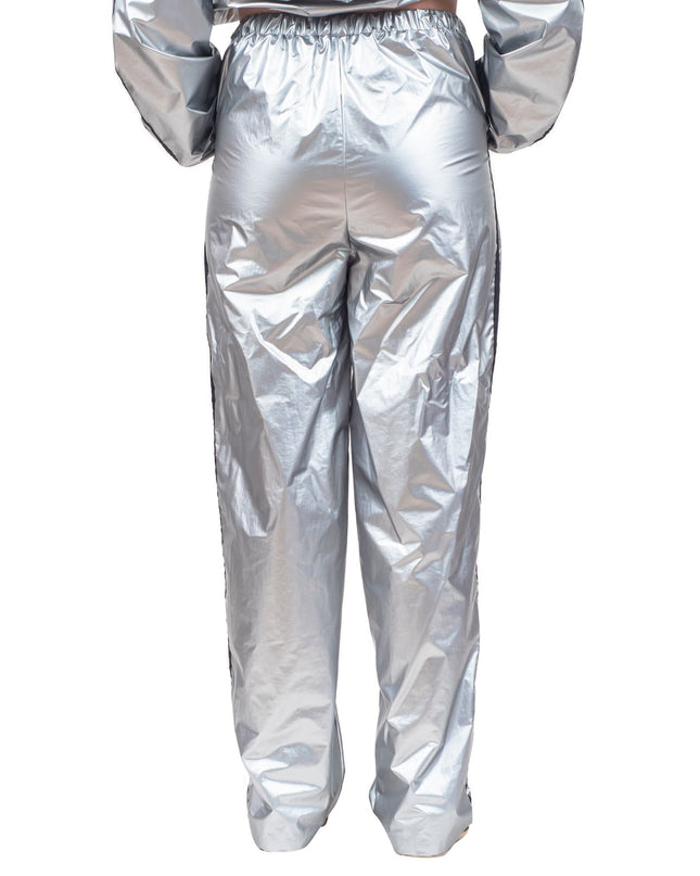 Todd & Margo Shiny Silver Workout Set