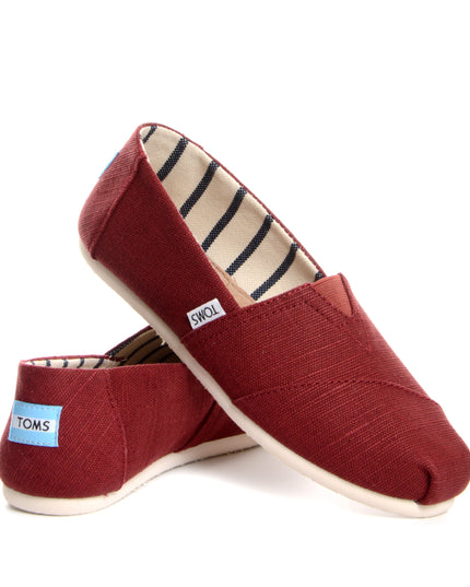 Classic Black Cherry Slippers by TOMS
