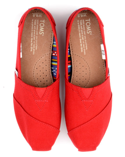 TOMS Classic - Red Slippers