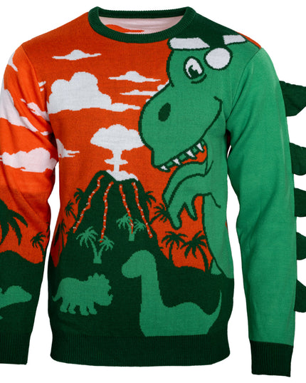 3D T-Rex Valaiseva Tulivuori Paita