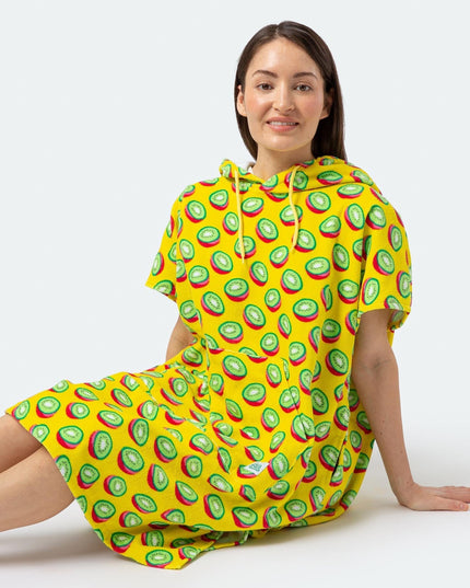 Tropical Kiwi Towel Poncho