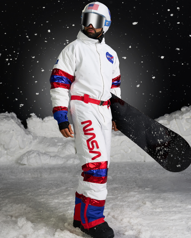 Men's Space Racer Ski Suit and Helmet Cover