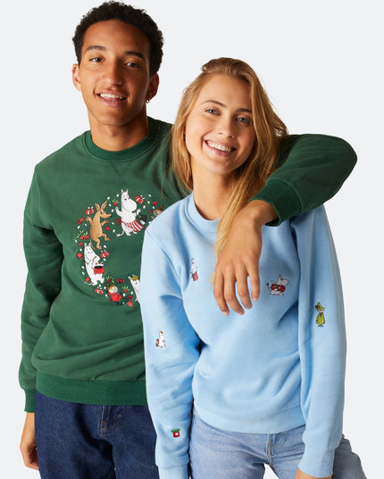 Women's Moomin Blue Christmas Sweatshirt