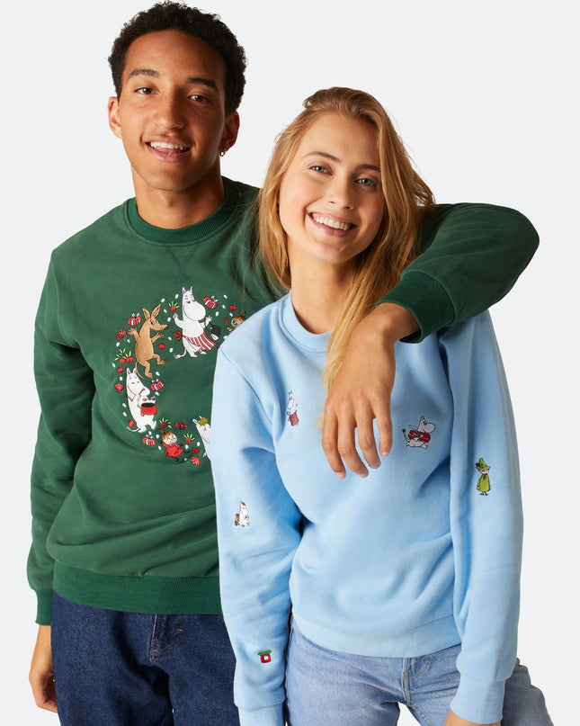 Women's Moomin Blue Christmas Sweatshirt