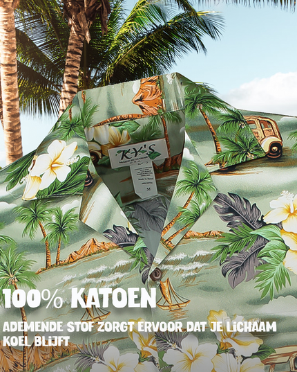 Hawaiian Shirt with Flowers from Hawaii