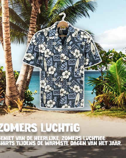 Hibiscus Surfboards Hawaiian Shirt