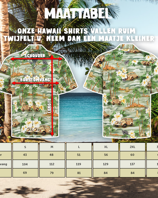 Hawaiian Shirt with Flowers from Hawaii