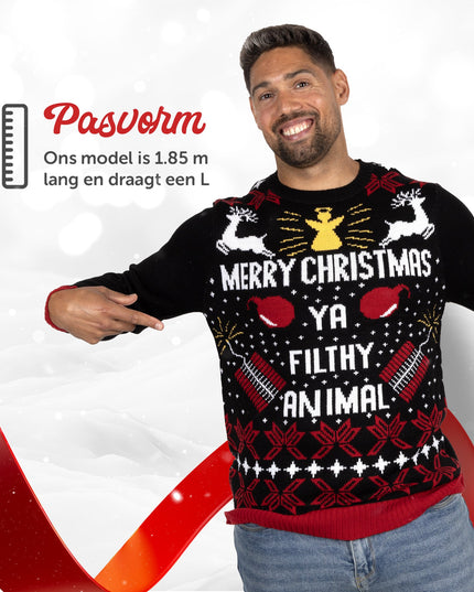 Joulupaita Hyvää Joulua Saastainen Eläin