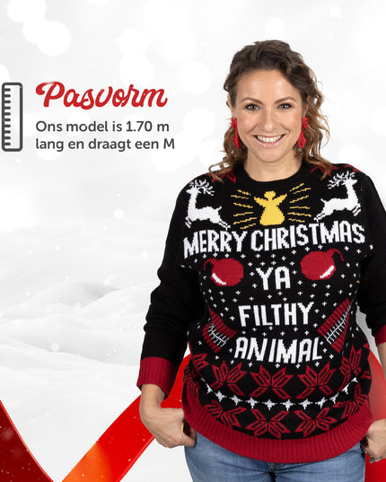 Joulupaita Hyvää Joulua Saastainen Eläin