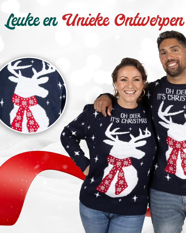 Christmas Sweater Oh Deer It's Christmas