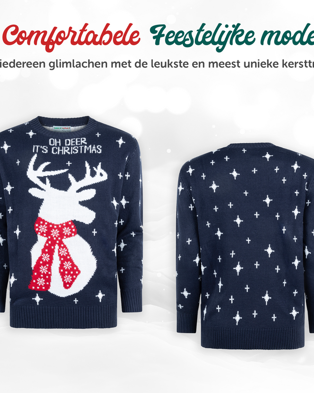 Christmas Sweater Oh Deer It's Christmas