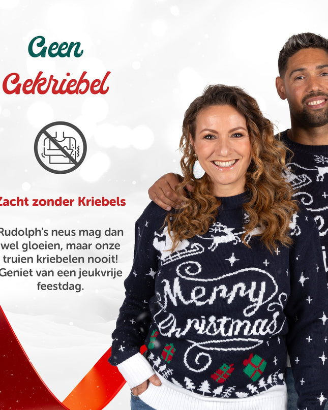 Christmas Sweater Marius for Women in Stylish Merry Christmas