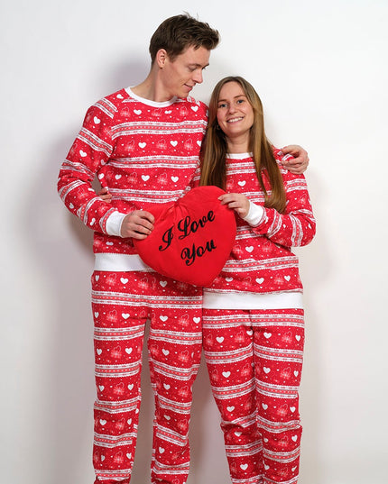 Red Valentine's Set for Women's Christmas Pajamas