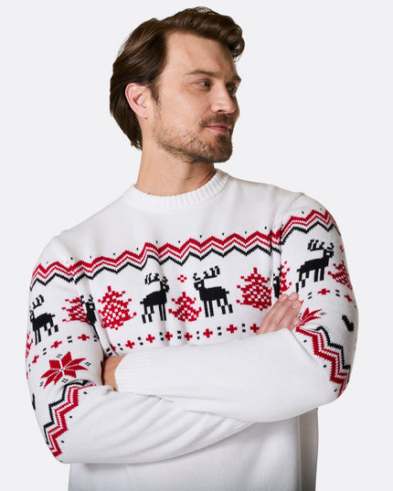 Men's Classic Christmas Sweater for Timeless Festivities