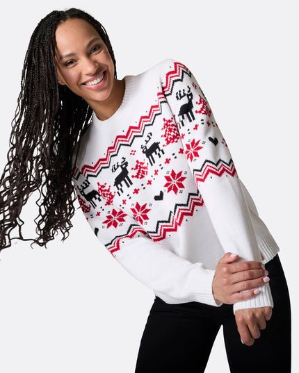 Women's Classic Christmas Sweater for Timeless Style