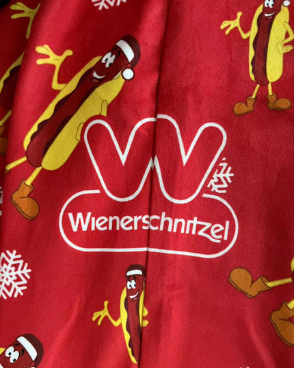 Wienerschnitzel All Over Hot Dog Logo Pyjama Housut