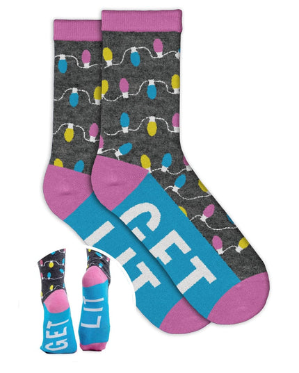 Women's Get Lit Socks (Fits Sizes 6-11W)