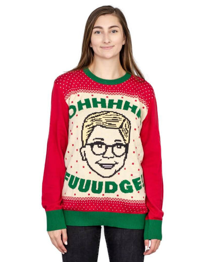 Women's Ralphie's "OHHHH FUUUDGE!" Ugly Christmas Sweater