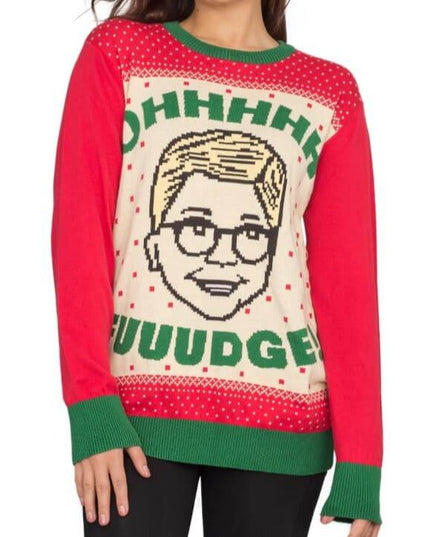 Women's Ralphie's "OHHHH FUUUDGE!" Ugly Christmas Sweater