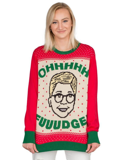 Women's Ralphie's "OHHHH FUUUDGE!" Ugly Christmas Sweater