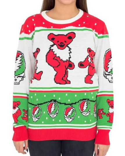 Women's Classic Grateful Dead Dancing Bears Ugly Sweater