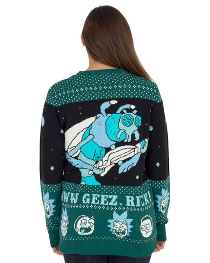 Women's Rick and Morty "Aww Geez, Rick" Ugly Sweater
