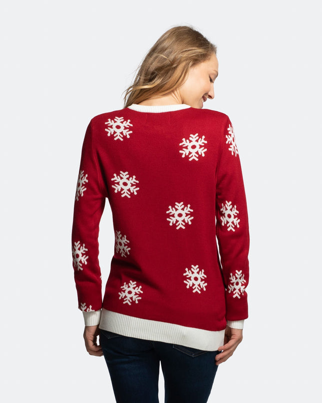 Women's Cute Reindeer Christmas Sweater