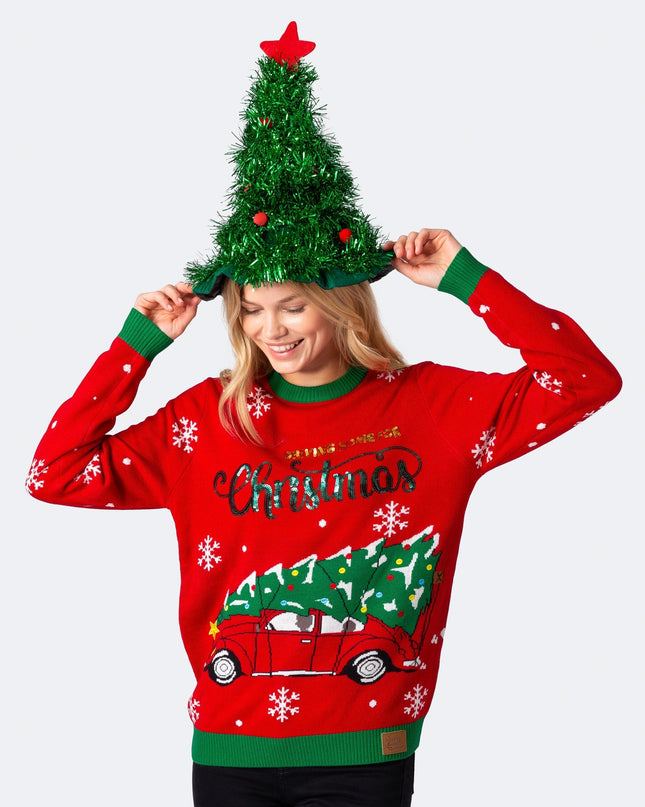 Women's Driving Home For Christmas Christmas Sweater