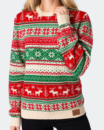 Women's Knitted Christmas Sweater