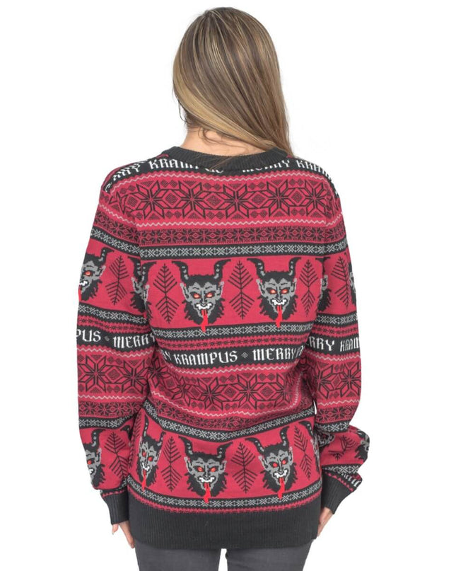 Naisten Merry Krampus Ugly Christmas Sweater