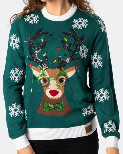 Women's Rudolf Christmas Sweater